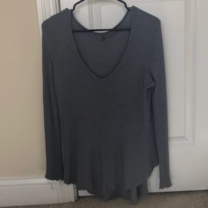 PacSun light blue thermal long sleeve